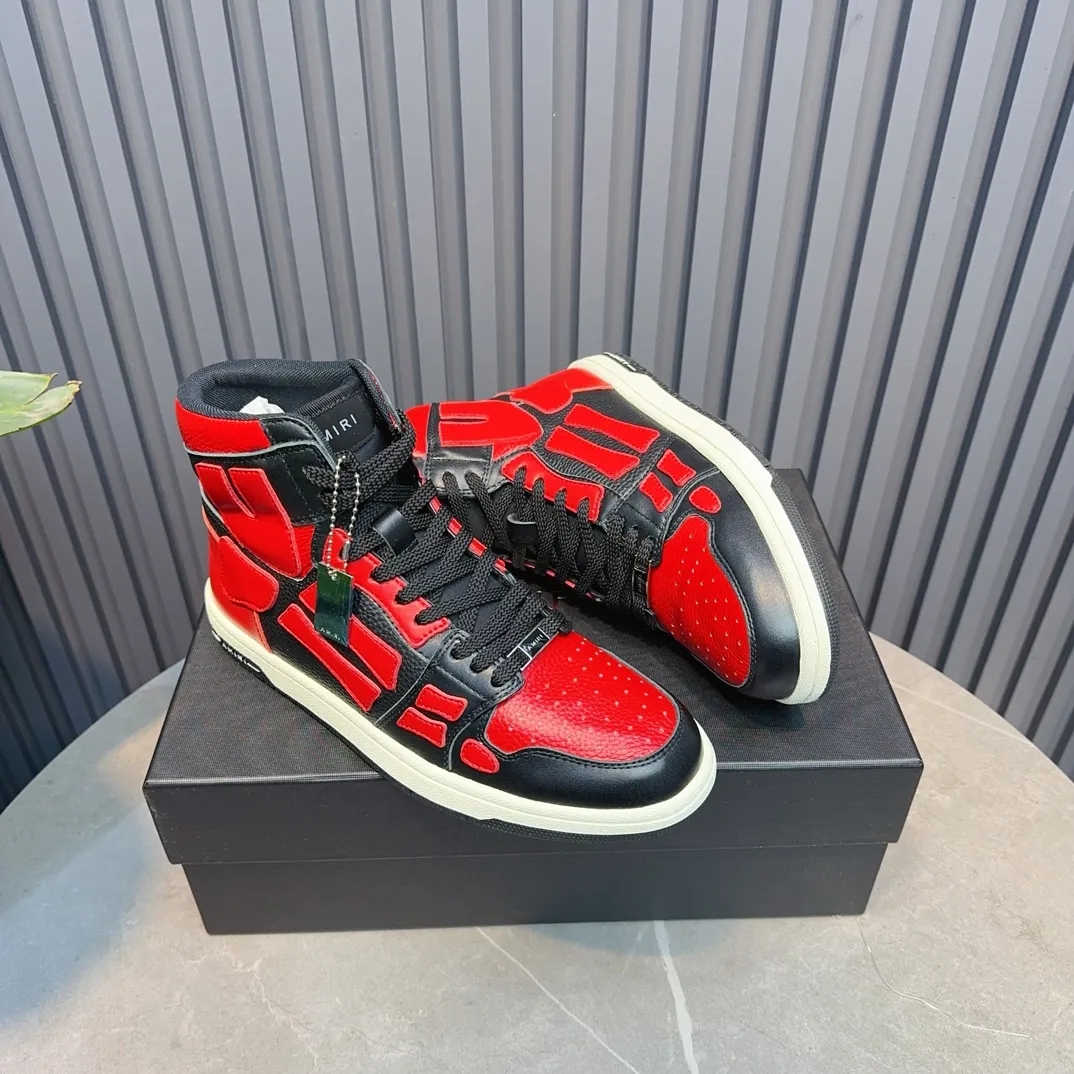 Men's shoes💰620💰 AMIRI AMIRI trendy brand hot sale🔥 Available all year round✅Couples💑 Official website synchronization Imported fabrics 1⃣️ratio 1⃣️Re-engraved, original factory special original sole, 35-45 (38.45. Non-refundable)